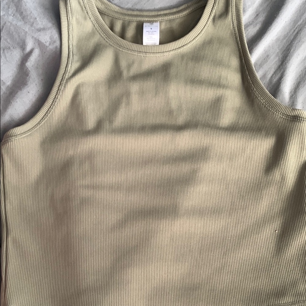 Ribbed Tank top/ crop top.